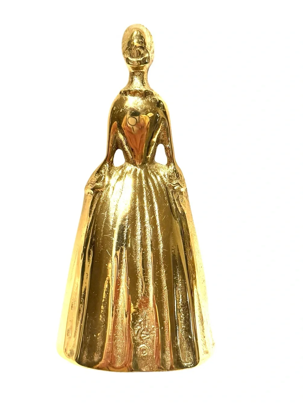 Vintage Victorian Tall Lady Dinner Bell